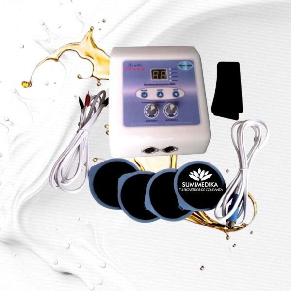 Gimnasia Pasiva (Electroestumulacion) Portatil de 4 Electrodos - 2 salidas ELE01- HEALTH TECHNOLOGY