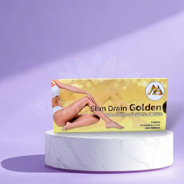 SLIM DRAIN GOLDEN (Cafeína) - 10 Amp x 5 ml | MESO GENETIC GOLD