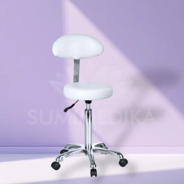 Taburete con espaldar - 1023AB2 | SILVER FOX