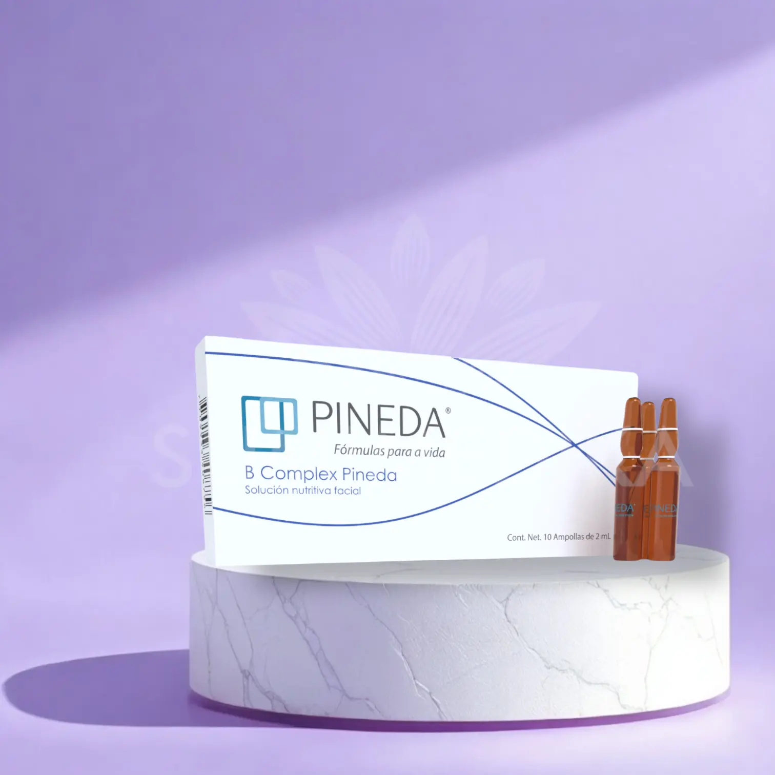 B complex ampolleta B Complex (Complejo B) - 10 Amp x 2ml | PINEDA - Imagen 1